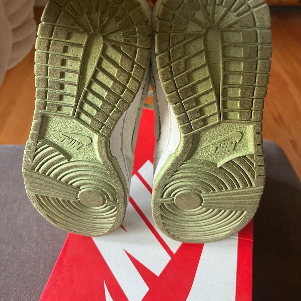 Nike Dunk Fleece Honeydew W Sz 8 - Picture 6 of 8